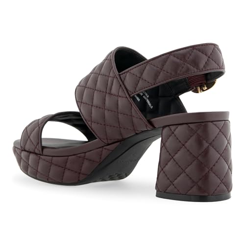 Aerosoles Women's Camera Quilted Platform Sandal, Deep Aubergine Leather, 8M by Aerosoles - Image 7