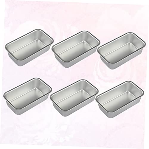 BRIGHTFUFU 7 Unidades Forma De Pão Lata De Pão Forminhas Para Assar Pão Torrada Achatada Pão De Cozi