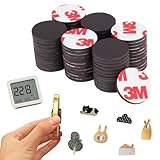 26 Pezzi Magneti Adesivi Forti, 20x1.5mm - Calamite Piccole Auto-adesive Rotonde per Note, Foto e Progetti Creativi - Piastre Magnetiche Autoadesive per Oggetti Leggeri