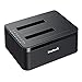 Price comparison product image Inateck USB 3.0 to SATA 2-Bay USB 3.0 Hard Drive Docking Station with Offline Clone Function for 2.5 Inch & 3.5 Inch HDD SSD SATA (SATA I/ II/ III) Support 2x 8TB & UASP, Tool-free