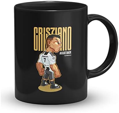 Buy MUGSVILLA Ronaldo Printed Coffee Mug | Football Print Coffee Mugs |330ml Microwave & Dishwasher Safe Online at Low Prices in India - Amazon.in