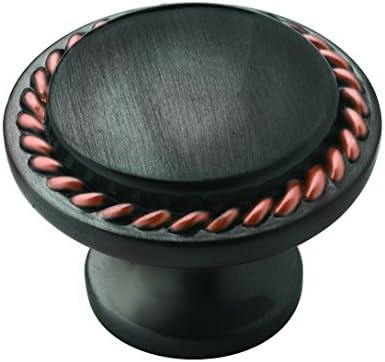 Amerock Radius 1-1/4 Inch (32mm) Diameter Oil-rubbed Bronze Cabinet