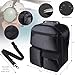 Amotpo Pilot Headset Bag Aviation Headset Pilot Bag, Durable Aviation Flight Carry Case with Multiple Pockets for Aviation Headset, Pilot Kneeboard and Other Accessories