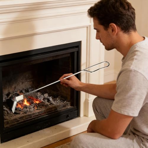 Pelle à charbon acier inoxydable ustensile barbecue fumoir grillade