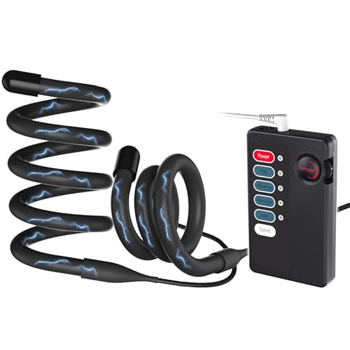 Orirya コックリング ペニスリングコック ペニス責め 大人のおもちゃ 男 拘束具 アダルトグッズ 男性用オナニー smグッズ ぺにすリング 電気ショックアクセサリー 柔らかい シリコン 調整可能 パルス感 ホスト+ペニスリング - 画像1