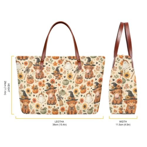 Image of Top Handle Purse for Women, Large Tote Handbag With PU Wallet Set, Gift for Mom