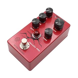 【Classic Crunch Sound】: Achieve warm, punchy overdrive with the customizable Gain and Tone controls. Perfect for classic rock, blues, and modern crunch tones. Adjust to get the perfect blend of distortion and clarity for your guitar sound. 【4-Mode Se...