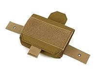 ATAIRSOFT Gegengewicht Ausgleichsgewicht 500D Bag Pouch Akku für schnelles Airsoft Tactical Helmzubehör Tan