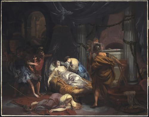 Posters et Art La Mort de Cléopâtre Gérard De Lairesse - Toile de maître haut de gamme 60x90