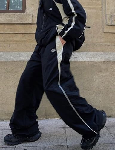 Unisex Y2k Baggy Sweatpants Men ParachuteTrack Pants Vintage Joggers Hip Hop Oversized Sweatpants for Men2