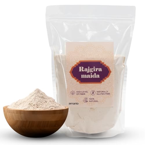 Rajgira Flour in pouch 1 kg | Amaranth Gluten Free Natural Nutrient-Rich Maida | High Fiber Level Healthy All Purpose Flour