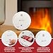 Kidde 2030-DSR Battery Powered Optical Smoke Alarm for Home | 9V Replaceable Battery (Included) | 10 Year Sensor Life and Fully Certified