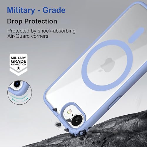 Image of Zapcase Back Case Cover for iPhone 16e | Compatible for iPhone 16e Back Cover | Scratch-Resistant Back Cover | Sierra Blue