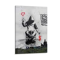 Amazon.co.jp: Banksy バンクシー 【愛とお金】 ポスター クール