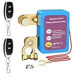 Wireless Remote Control Car Isolator Switch, 12V 240A Battery Disconnect, For Engine up to 4.0L, Energy-Saving Anti-Theft Isolator with 2 Remotes for Car, RV, ATV, Truck, Camper, Boat