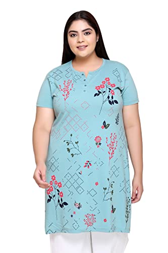 In Love Women's Henley Longline Tshirts for Summer (PSLHNLP-3100)