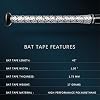 CHAMPKEY PRO 40 Bat Grip Tapes 2 Pack | All-Weather Performance Bat Tapes | Precut Adhesive Back Baseball Grip Tapes
