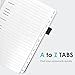 Elegant Password Book with Alphabetical Tabs - Hardcover Password Book for Internet Website Address Login - 5.2
