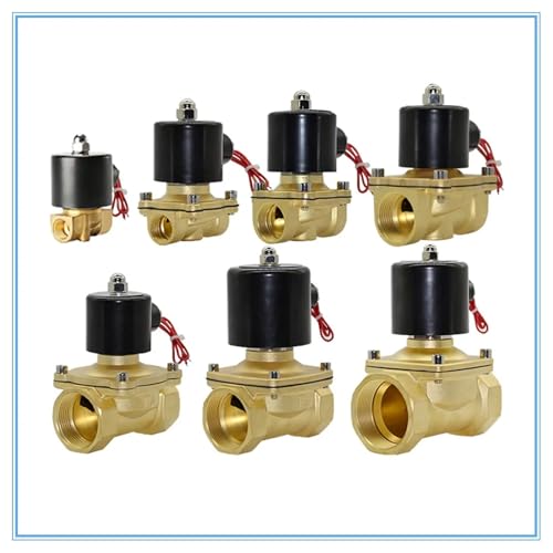 Válvula solenoide eléctrica DN10 de 24V para agua, aceite y aire (1 unidad) 2