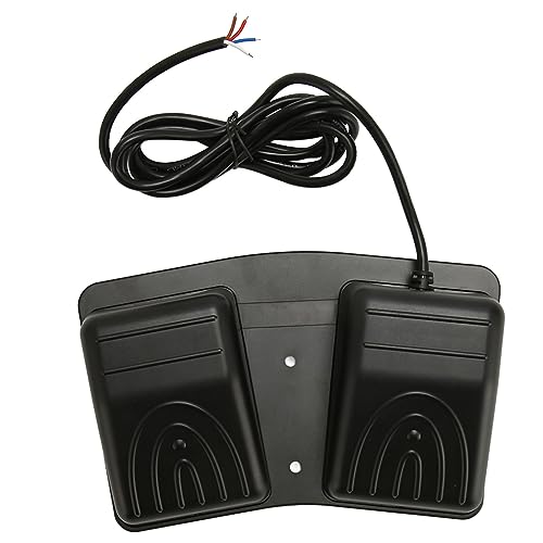 Pedal Operado por pé, Interruptor de pé Duplo Conveniente de Alta Potência Com Travamento Automático