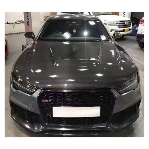 Tapa de válvulas delantera Audi A7 de fibra de carbono para motor 3
