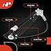 A-Premium Power Window Regulator without Motor Replacement for BMW E39 525i 528i 530i 540i M5 2000-2003 (Bulit after 03/1999) Rear Passenger Side