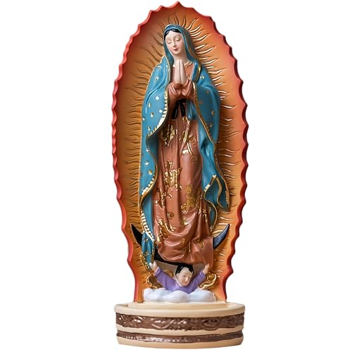 Estatua Virgen de Guadalupe 20 cm Resina Multicolor