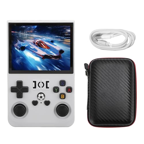 R36PRO Consola de Juegos de Mano con Tarjeta de Memoria, Más de 18000 Juegos Retro Consola de Juegos, con SistemaDual de Código Abierto, 3.5in IPS Display y RK3326 Gaming Chip