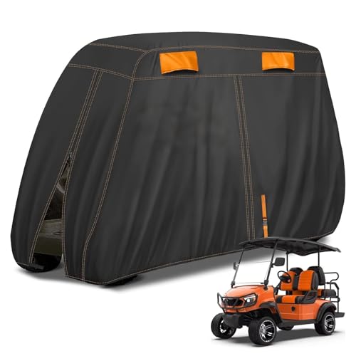 LZBCIXA Water-Resistant Golf Cart Cover for Bintelli Nexus Gen2 4 Seat 2025-2026, Oxford Fabric Outdoor Storage Cover, Heavy Duty All Weather Protective Daily and Seasonal Parking