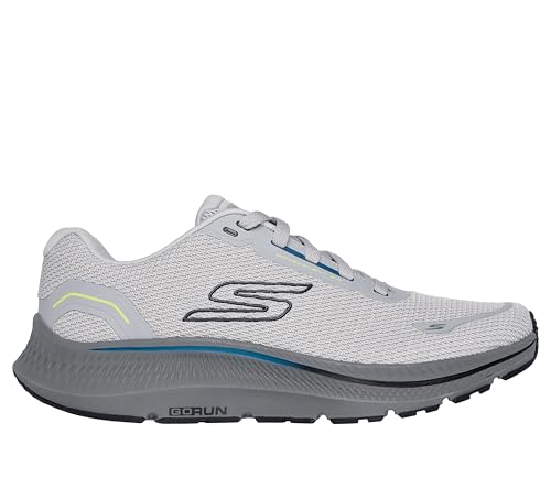 Skechers Go Run Consistent 2.0-Flight Crew Sneaker Uomo, Grigio/Carbone, 47 EU