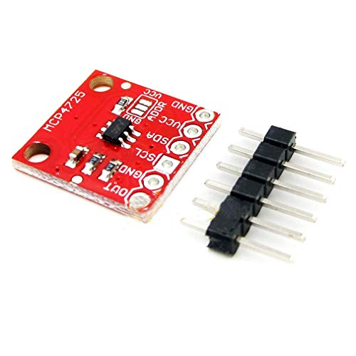 Hailege 2pcs MCP4725 12 Bit I2C IIC DAC Development Board Breakout Board Internal EEPROM Store Settings for - Image 2
