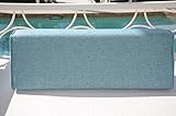 micama Wedge Bolster Cover (Linen-Turquoise).