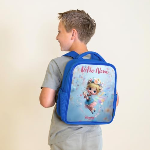 NoBoringSuitcases© Sac À Dos Enfant Sac Cours Lycee Filles Rose Sac À Dos – vue 6