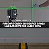 Firecore 360° Green Self-Leveling Cross Line Laser Level with ...