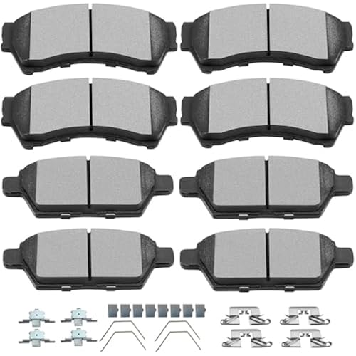 SCITOO Ceramic Brake Pads Kits,8pcs Brakes Pads Set For Ford Fusion 2006-12