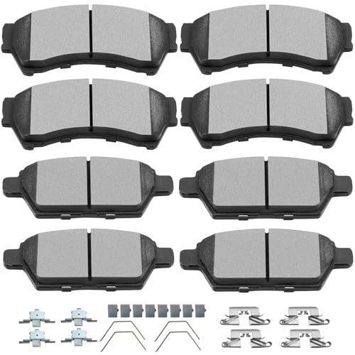How Many Brake Pads on a Car? Your Complete Guide 5 Ceramic Brake Pads Kits,SCITOO 8pcs Brakes Pads Set fit for 2006-2012 for Ford Fusion,2007-2012 for Lincoln MKZ,2006 for Lincoln Zephyr,2006-2013 for Mazda 6,2006-2011 for Mercury Milan