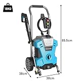 Pro-Kleen Pressure Washer Electric High Performance Power Jet Wash Cleaner For Patio and Car 2100W, Max 165Bar, Portable For Cleaning Drives, Walls, Vehicles, Garden Furniture - Image 6