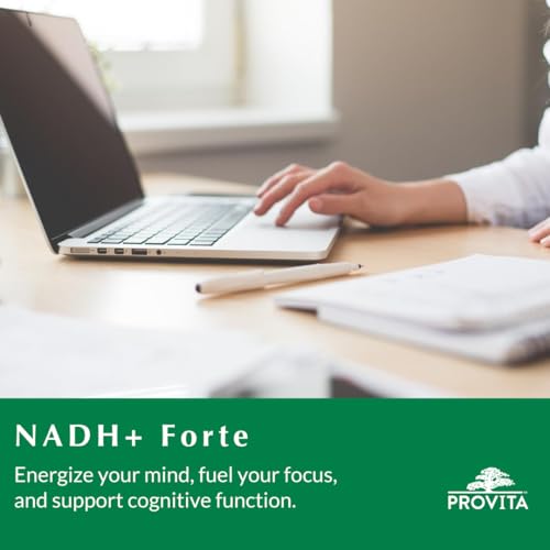 PROVITA NADH+ Forte | Cognitive Support Supplement with NADH, Coenzyme Q10 & Chlorophyll | Energy Support, Focus, Mental Clarity & Brain Health | Vegan Capsules | High Absorption Cellular Formula - Image 6