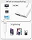 HDMI Adapter für iPhone [MFi Zertifiziert] 1080P Digital AV Bildschirm Konverter für iPhone/iPad, Plug & Play, Video & Audio Sync Kompatibel mit TV/HDTV/Monitor/Projektor kein Netzteil erforderlich