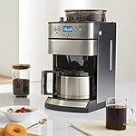 QJRGUY Silver Grey Coffee Maker Espresso Machine, 10 Cup Capacity, Style, Semi-Automatic, Permanent Filter, Intelligent Dosing, Assisted Tamping - Image 2