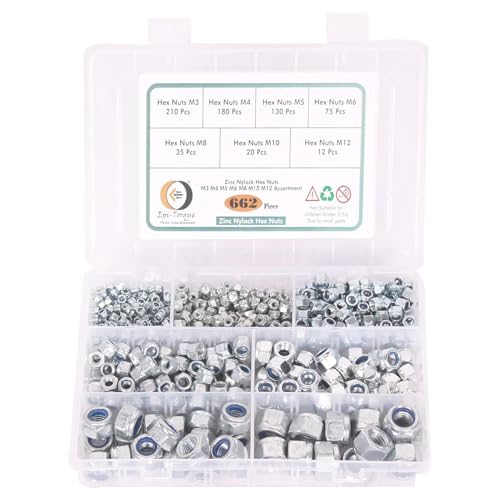 Image of Zinc Plated Nylock Nuts
