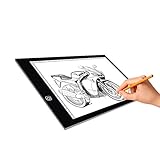 QINYUP A4 Light Box USB-Power-LED-Zeichnung kopieren Tracing Light Box-Schienen-Licht mit Helligkeit einstellbar, Gemälde Tattoo Sketch Animation, Fotografie für den Künstler entworfen