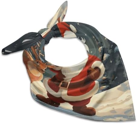 KEIGPERI Santa Claus Multi-purpose Bandanas 18 X 18 Inch for Men Women — view 6