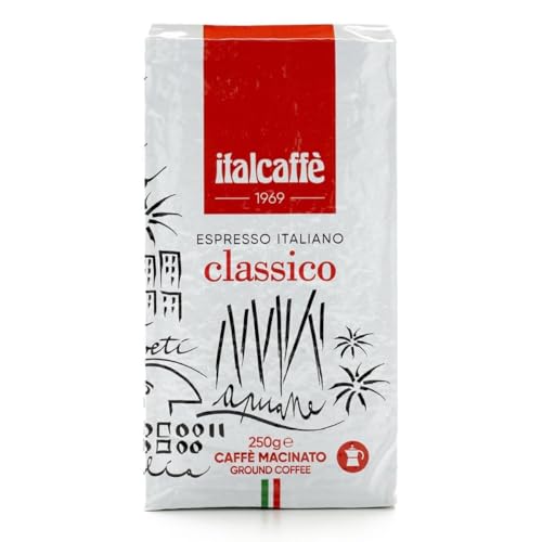 Italcaffe Classico Ground Coffee 250g - Pack of 1