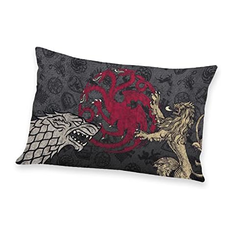 Klaus Herding GmbH Game of Thrones Soft Velboa Kissen, 30x50 cm, 100% Polyester Cover
