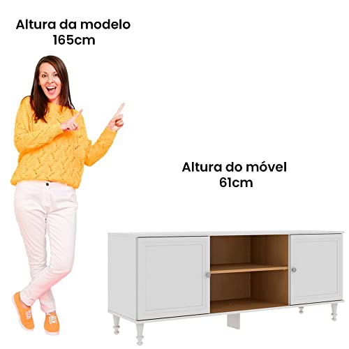 Rack Ditália 2 Portas R-630 Cor:branco