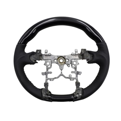 AUTOPA ピアノブラック ガングリップ ステアリング パンチングレザー ハンドル アクア 10系 平成23.12? ※G's含む トヨタ車用 互換品