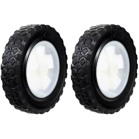 Happyyami Lawn Mower Replacement Wheels Set Cover