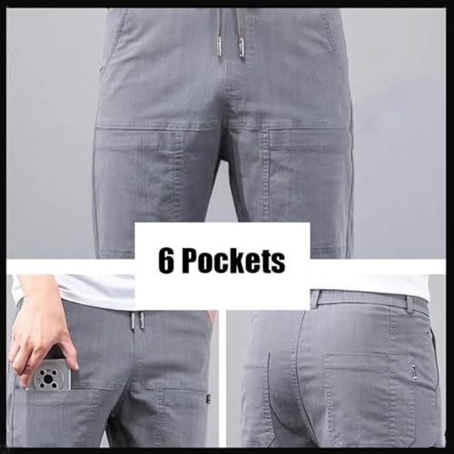 Sirmale Multipants - High Stretch Multi-Pocket Durable Cargo Pants,Mencomfy Mens Breathable Comfy Hiking Cargo Pants4