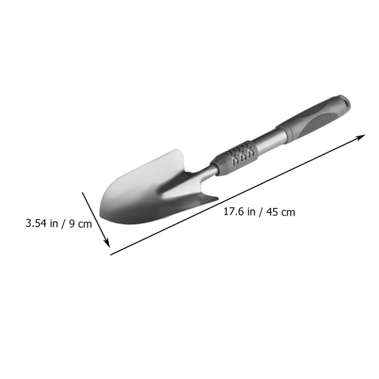 TOYANDONA Kit de Jardinage 3 Pièces Outils pour Creuser Le Sol, Pelle à Transplanter en Acier, Manche PVC, pour Semis et Repiquage